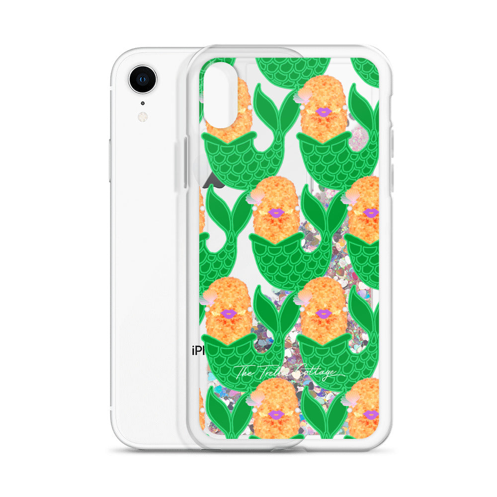 Samantha la Sirena Liquid Glitter Phone Case