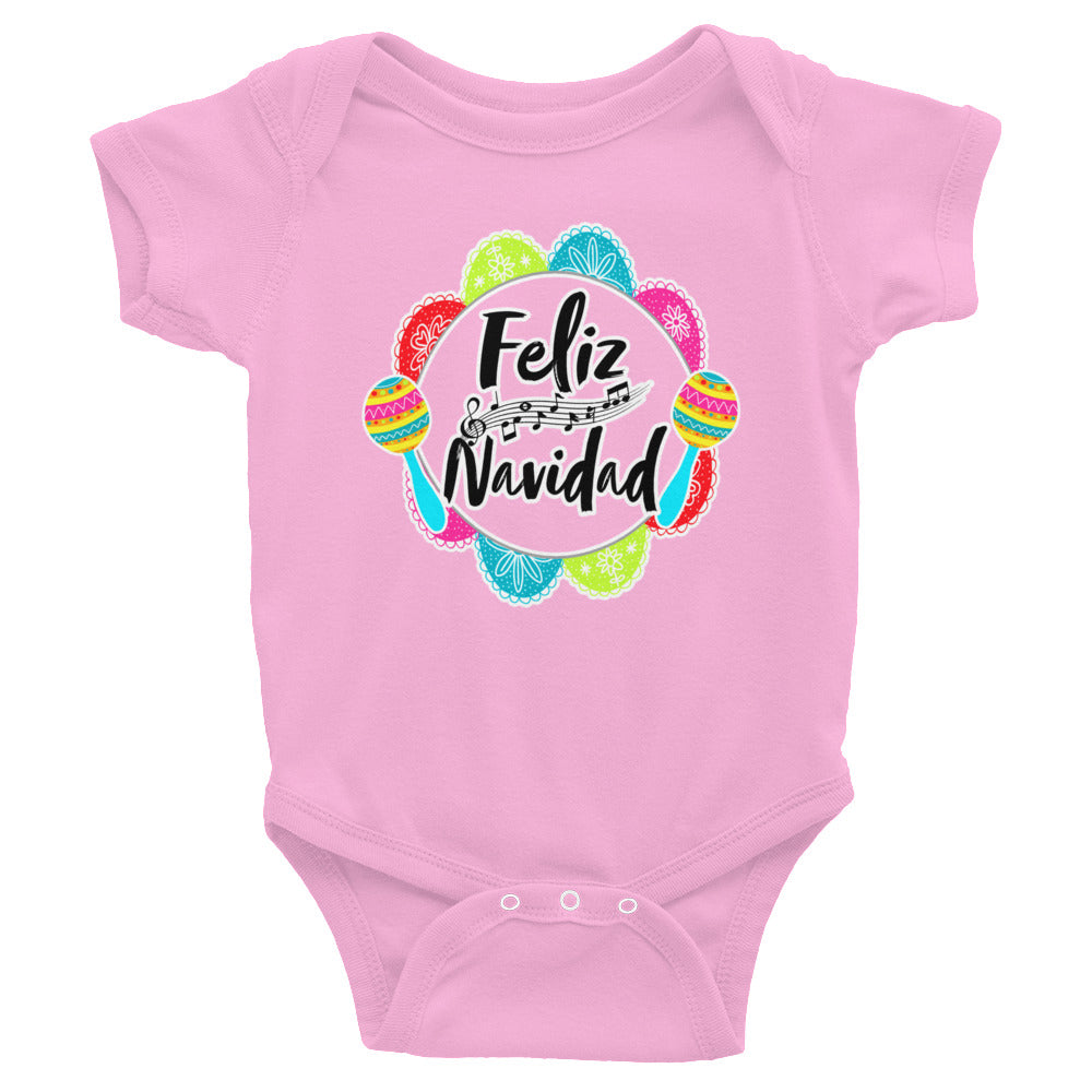 Feliz Navidad Bodysuit - Noche Buena - Christmas Bodysuit - Christmas Baby - Merry Christmas - December Baby