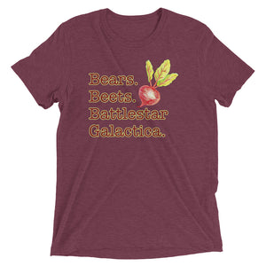 Dwight T-shirt - The Office Shirt - Unisex Shirt - Schrute Farms - Dwight - Beets T-shirt - Bears Beets - Battlestar Galactica