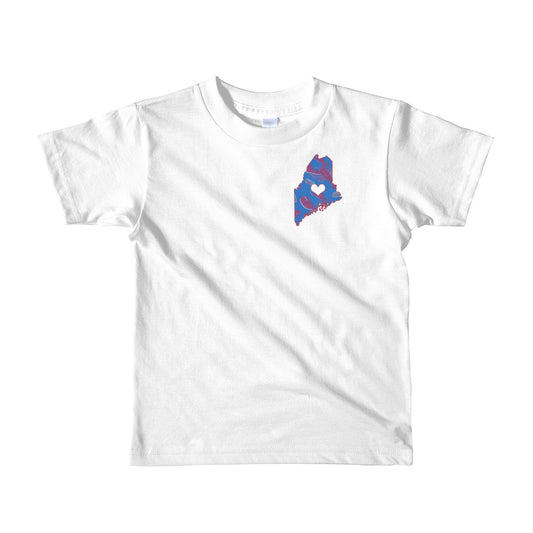 Maine Love Kids T-shirt - Maine Kid - Maine Pride - Lobster Shirt - Kids Lobster - I Love Maine - State Shirt - Portland Kid - Acadia Kid -