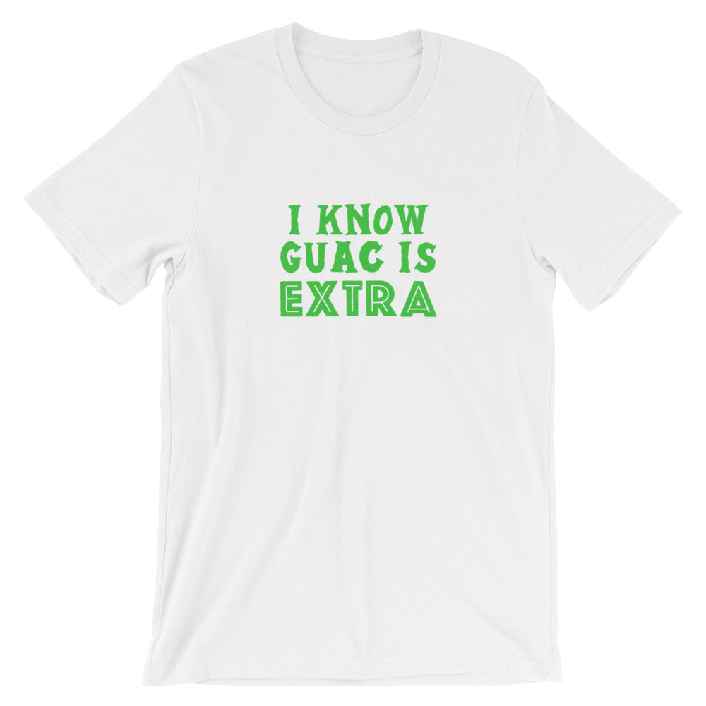 Guac Adult Unisex T-Shirt - Taco Tuesday Apparel - Taco Shirt - Guac Shirt - Holy Guacamole - Mole Mole Mole