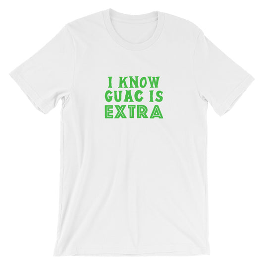 Guac Adult Unisex T-Shirt - Taco Tuesday Apparel - Taco Shirt - Guac Shirt - Holy Guacamole - Mole Mole Mole