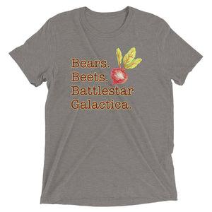 Dwight T-shirt - The Office Shirt - Unisex Shirt - Schrute Farms - Dwight - Beets T-shirt - Bears Beets - Battlestar Galactica