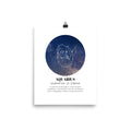Aquarius Zodiac Print