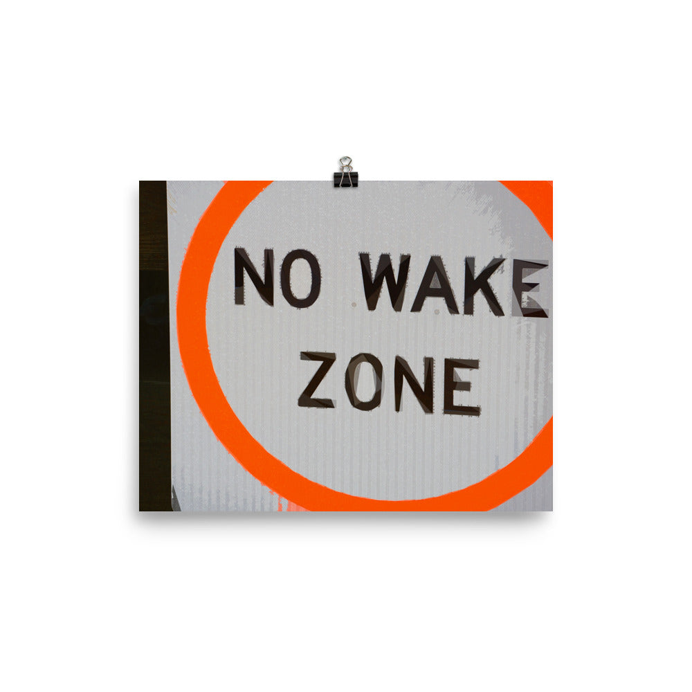 No Wake Zone