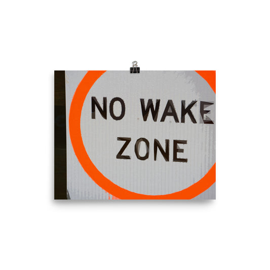 No Wake Zone
