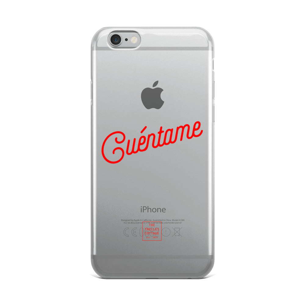 Cuéntame iPhone Case