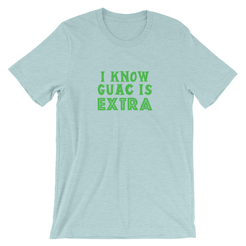 Guac Adult Unisex T-Shirt - Taco Tuesday Apparel - Taco Shirt - Guac Shirt - Holy Guacamole - Mole Mole Mole