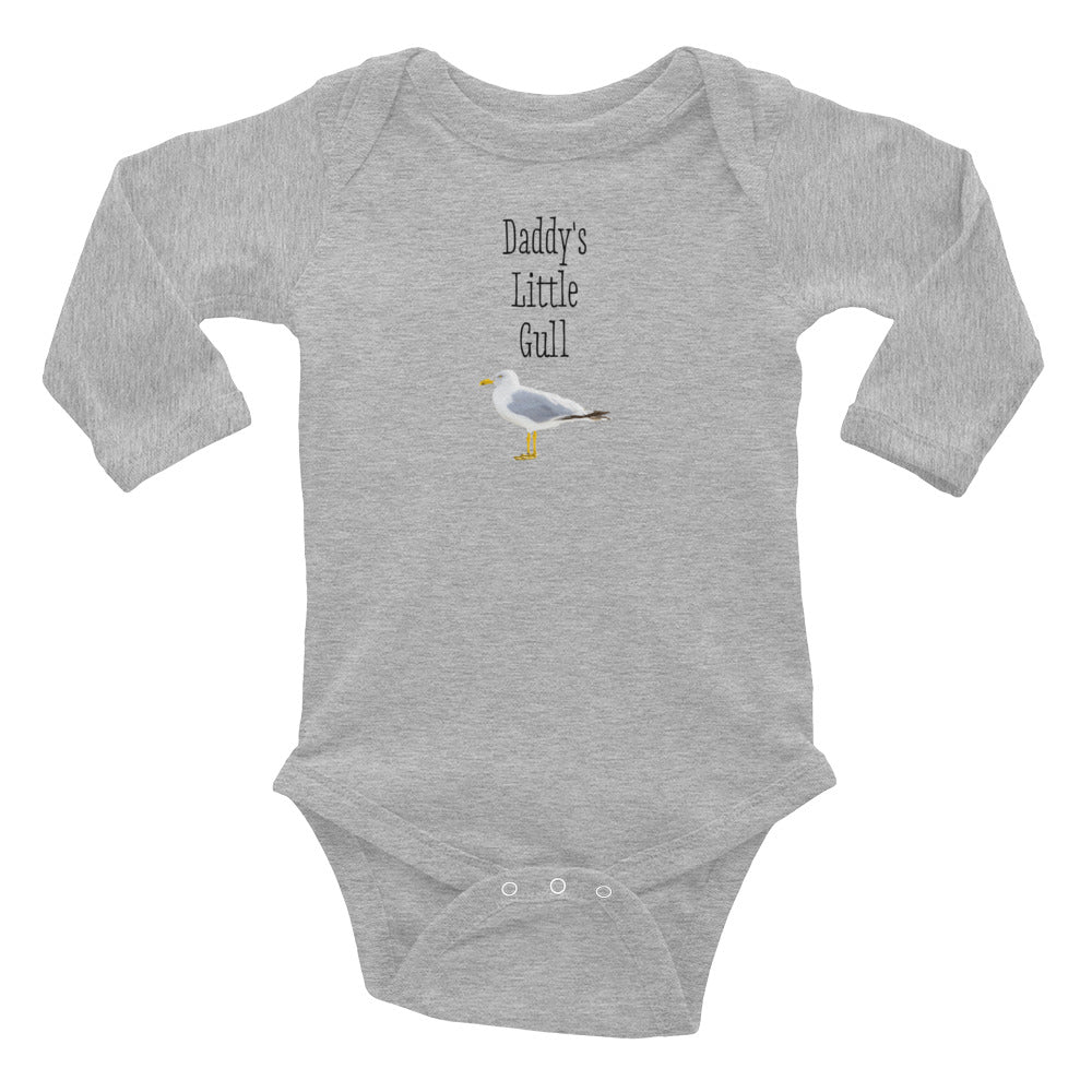 Daddy's Little Gull Long Sleeve Bodysuit