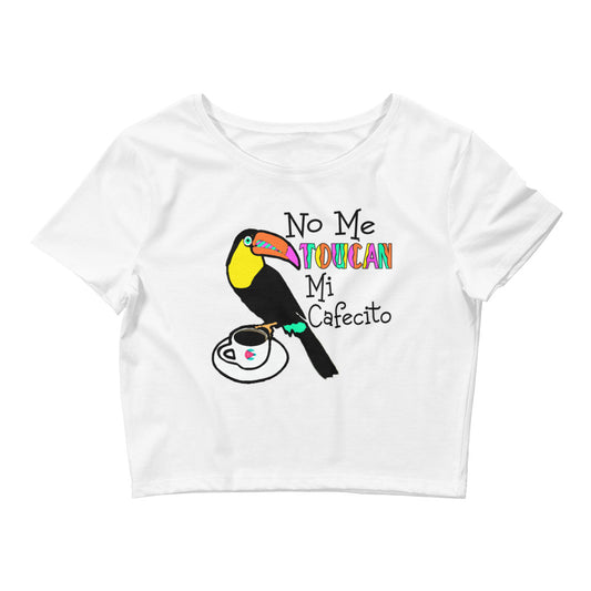 Toucan Cafe Women’s Crop Tee - Made in the USA