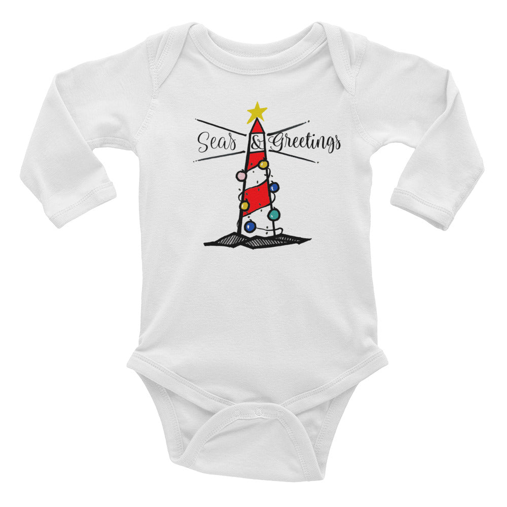 Seas & Greetings Long Sleeve Bodysuit