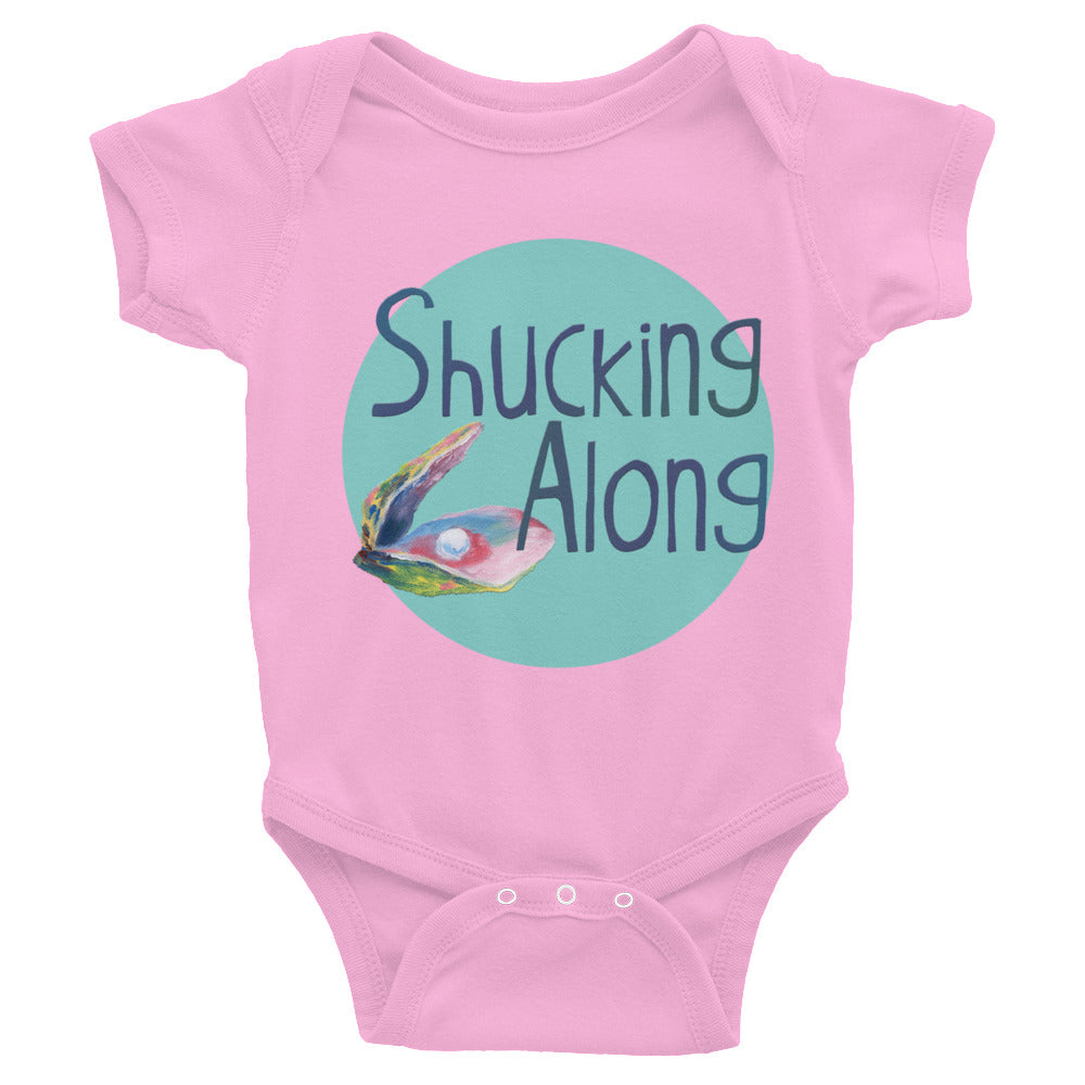 Shucking Along Aqua Bodysuit