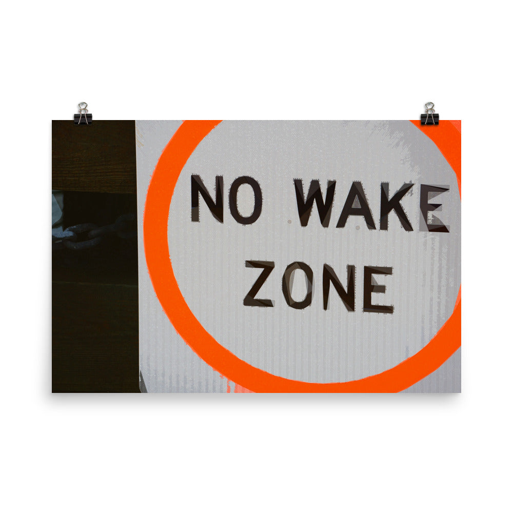 No Wake Zone