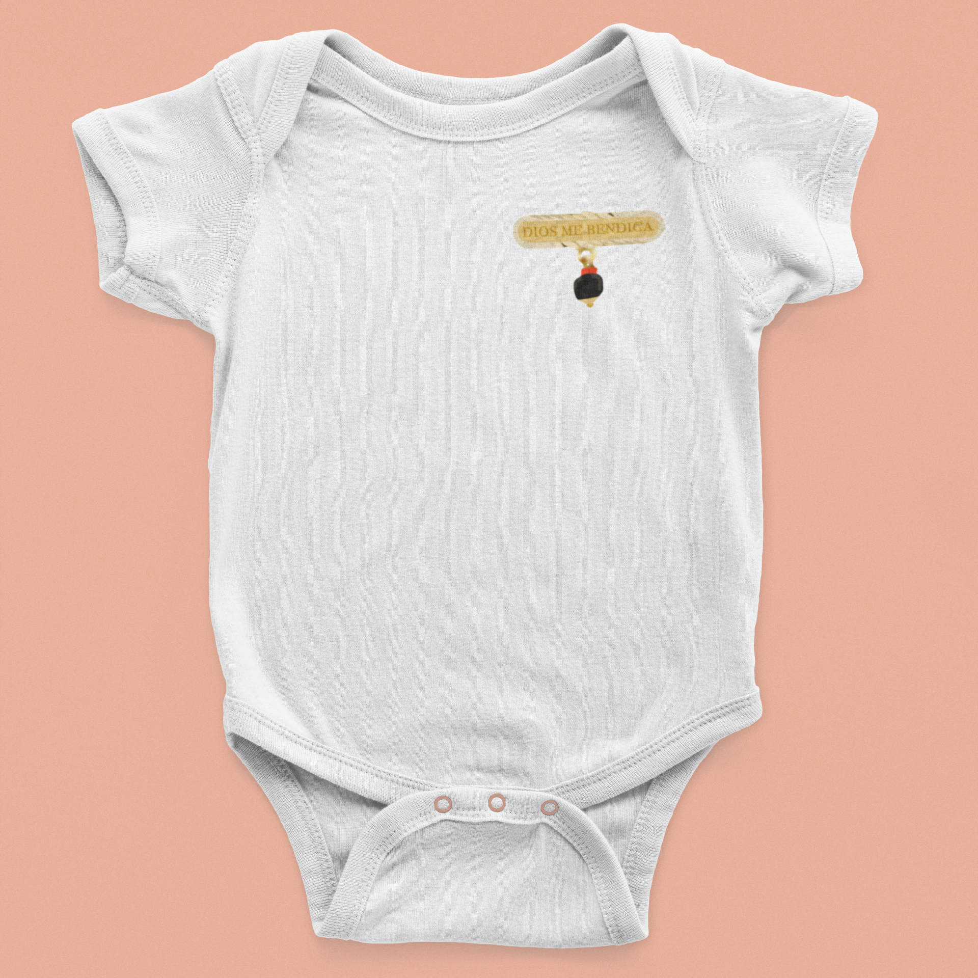 Azabache Infant Bodysuit - Dios Me Bendiga