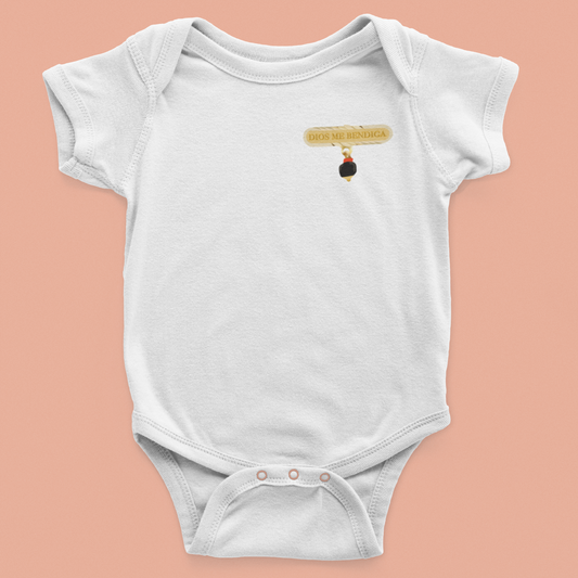 Azabache Infant Bodysuit - Dios Me Bendiga