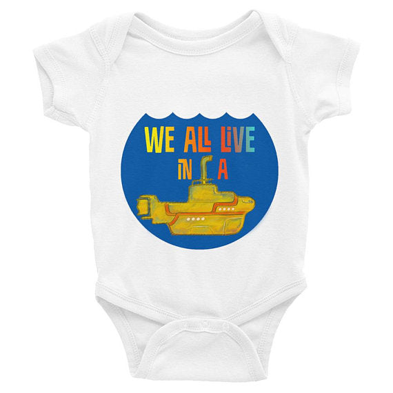 Yellow Submarine Infant Bodysuit